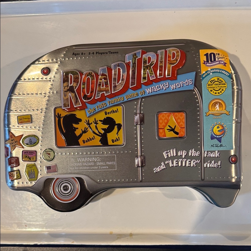 Game Daddy-O RoadTrip Wacky Words Game in Tin